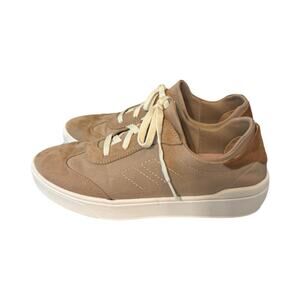 Dr. Scholl's Shoes Women's Dispatch Sneaker, Toasted Taupe Fabric, 10